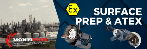 Surface preparation in ATEX environments
